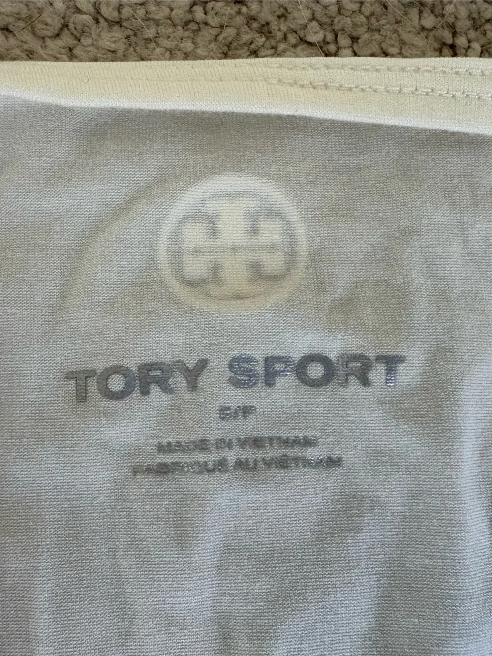 Tory Burch Sport Tank Top S Preppy Activewear